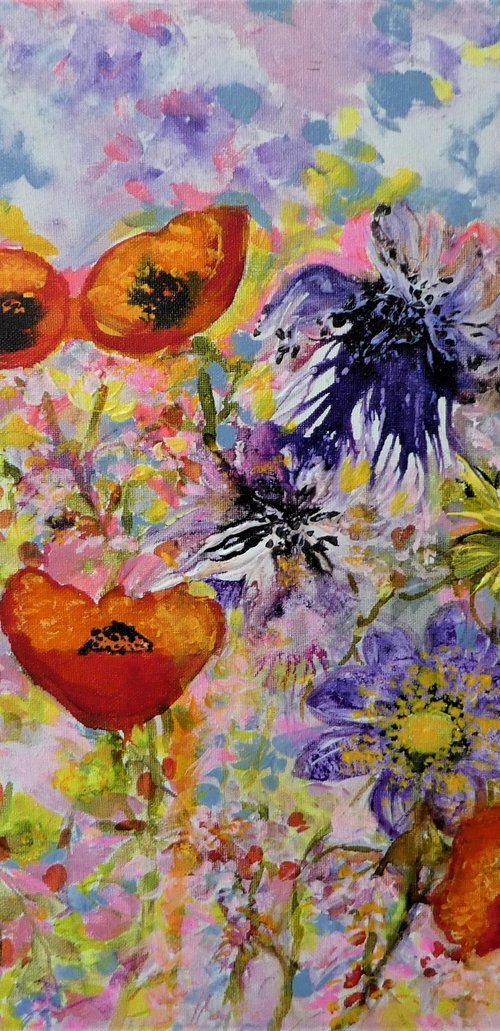 Summer Poppies by Lesley Blackburn