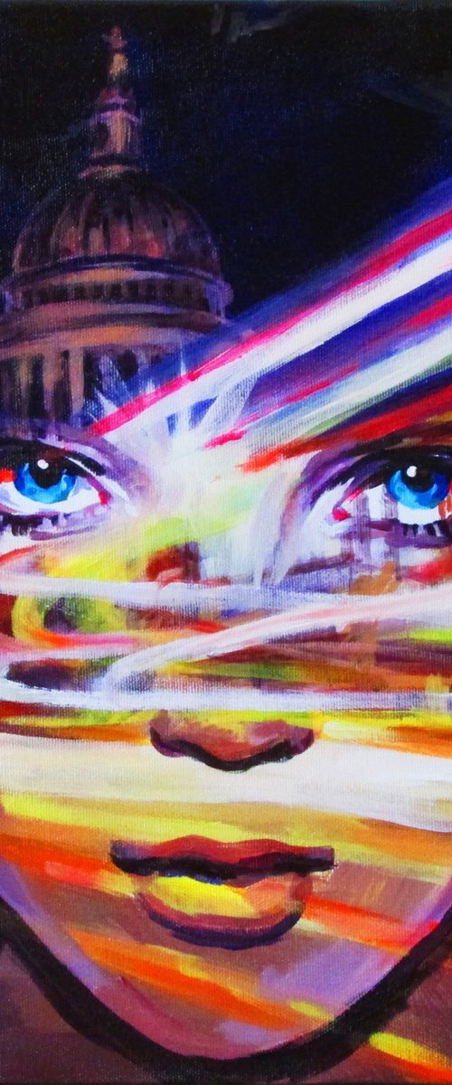London Blue eyes by Kateryna Bortsova