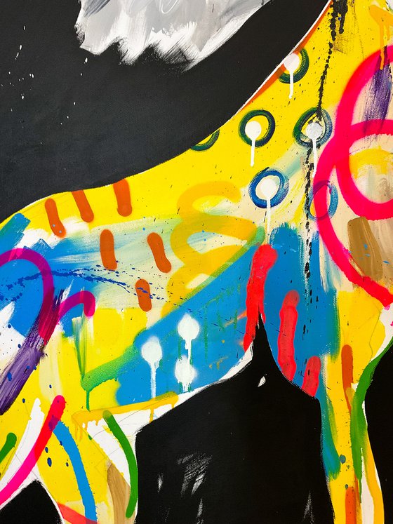 Dog 140 X 180 cm / 55,11 X 70,86 inch