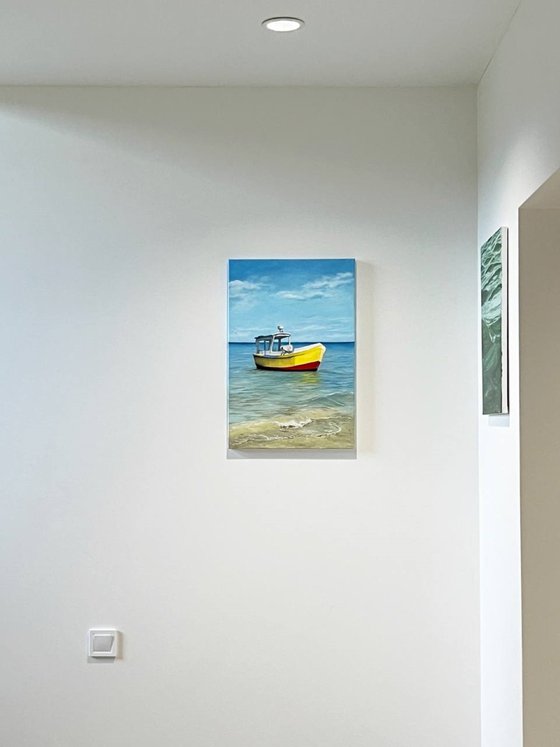 Ship on the shore