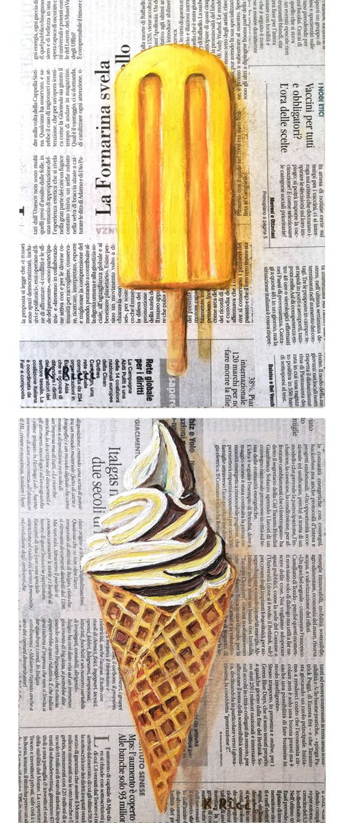 Ice Cream on Gazette by Katia Ricci
