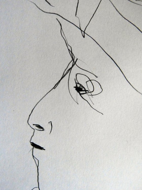 Portrait 20-9, pencil on paper 41x29 cm