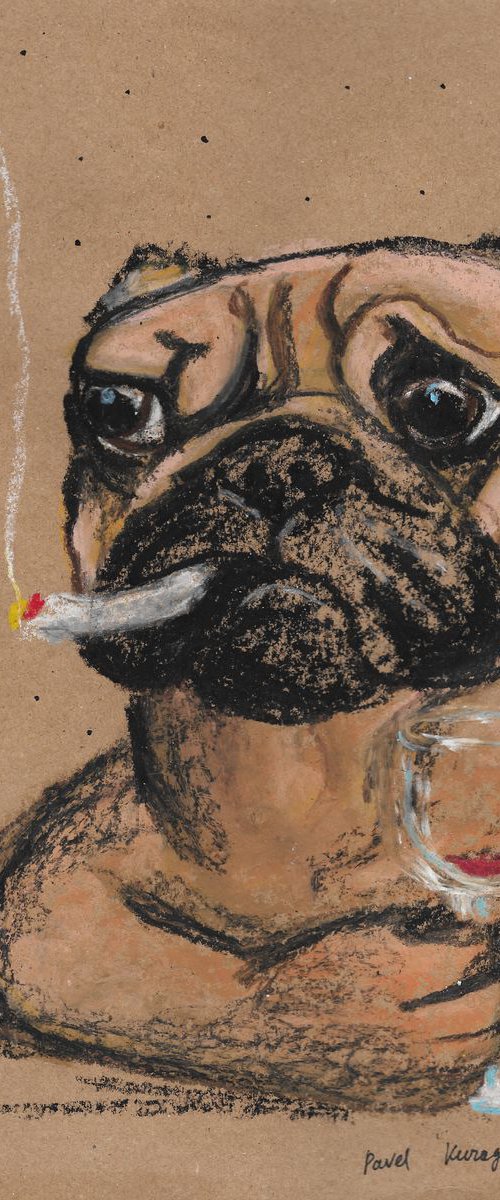 Pug and bad behaviors by Pavel Kuragin