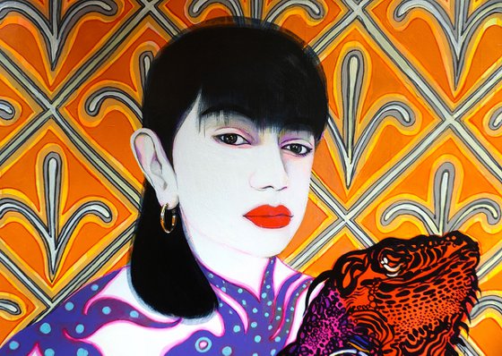 Artist and Her Model