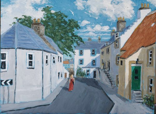 walk to esplanade, anstruther by Colin Ross Jack