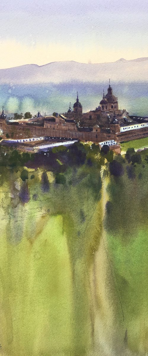 Wonderful San Lorenzo de El Escorial Spain by Andrii Kovalyk