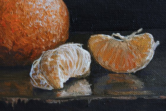 Mandarin. ORIGINAL OIL PAINTING, GIFT