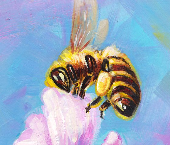 Honey Bee.. - 15x15 cm