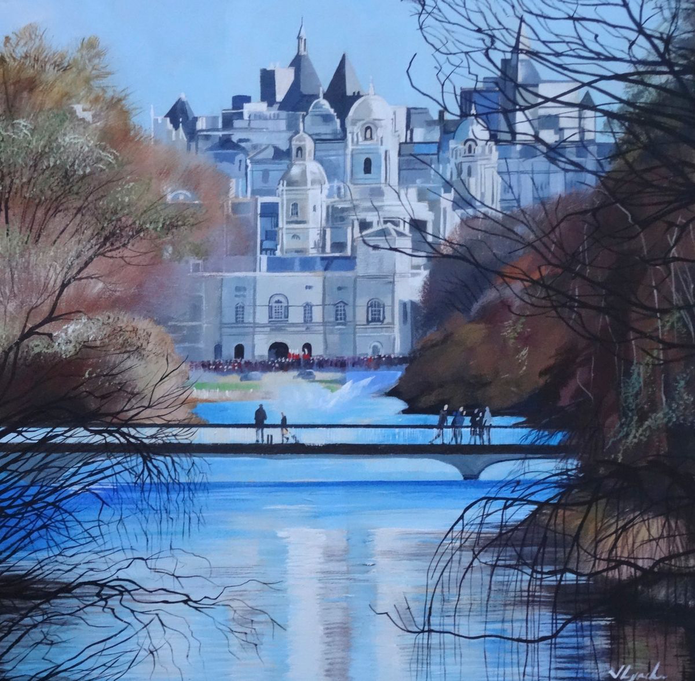 St James Park To Whitehall By Joseph Lynch Artfinder
