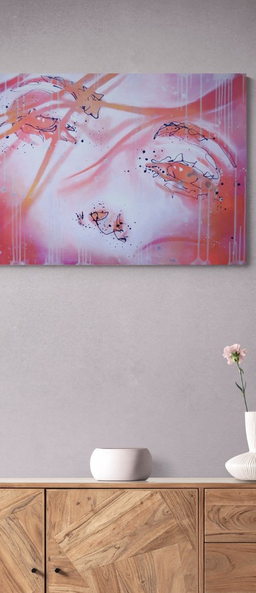 ethereal artwork: Souconna 65x100cm 2015 by Monique van Steen