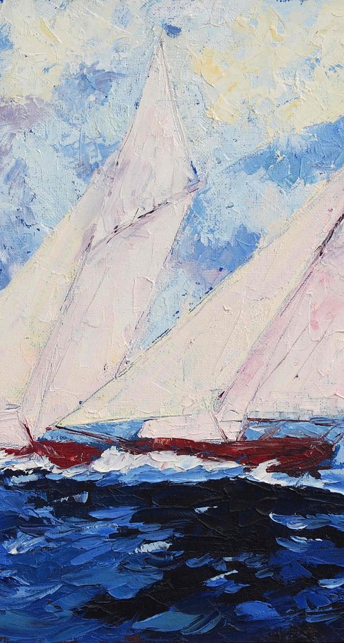 Sea regatta by Alfia Koral
