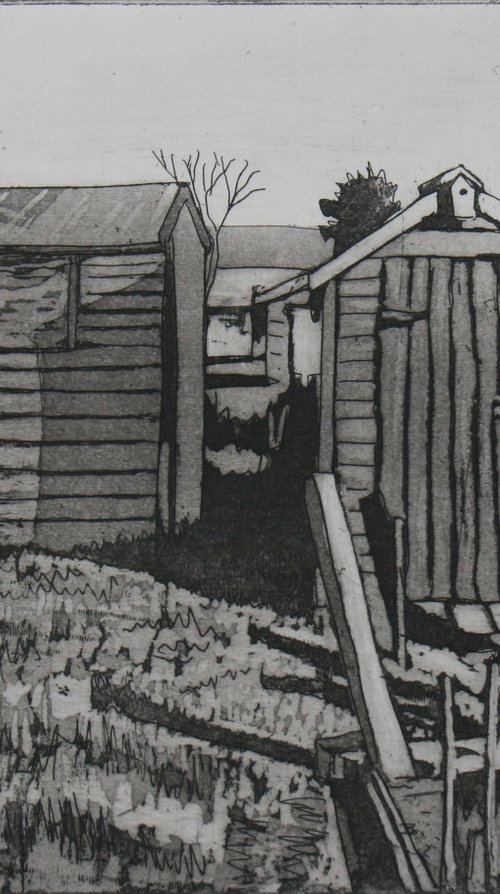 Sheds and Shadows by Peg Morris