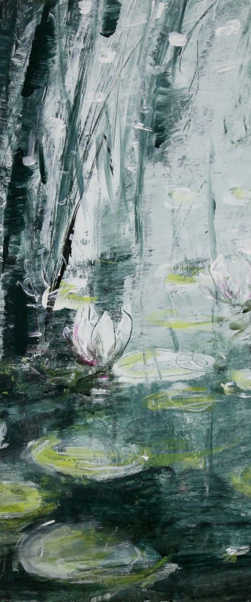 Water Lilies and Dancing Light by susie monnington