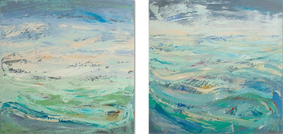 Diptych (Emotional seascapes)