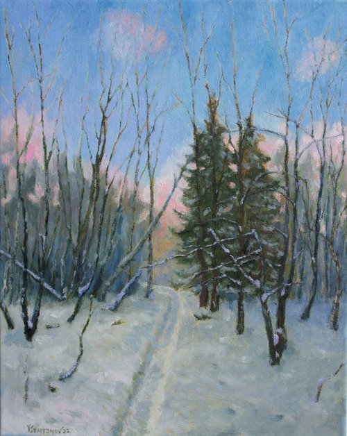 Winter Landscape by Juri Semjonov