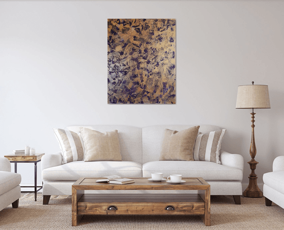 Golden Thrill... /  ORIGINAL ACRYLIC PAINTING