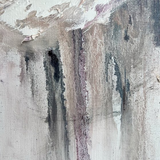AIR KISS - Peonies. White. Tenderness. Ease. Charm. Abstraction. Pastel shades.