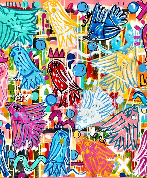 Free Birds 15 by Mercedes Lagunas