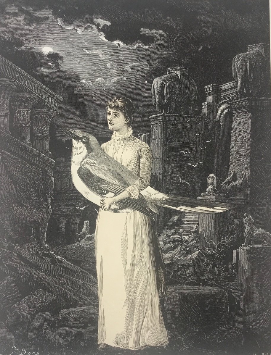 Surrealistic Portrait Collage By Tudor Evans, 7 X 10", In The Ruins, Original Artwork