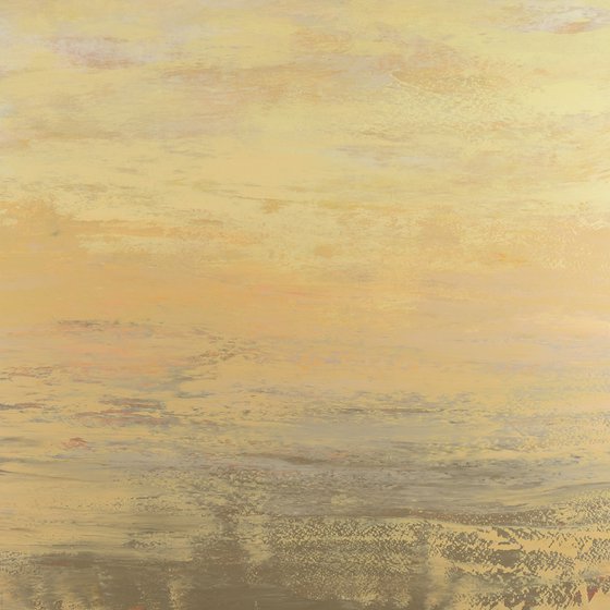 Softly - Modern Abstract Expressionist Seascape