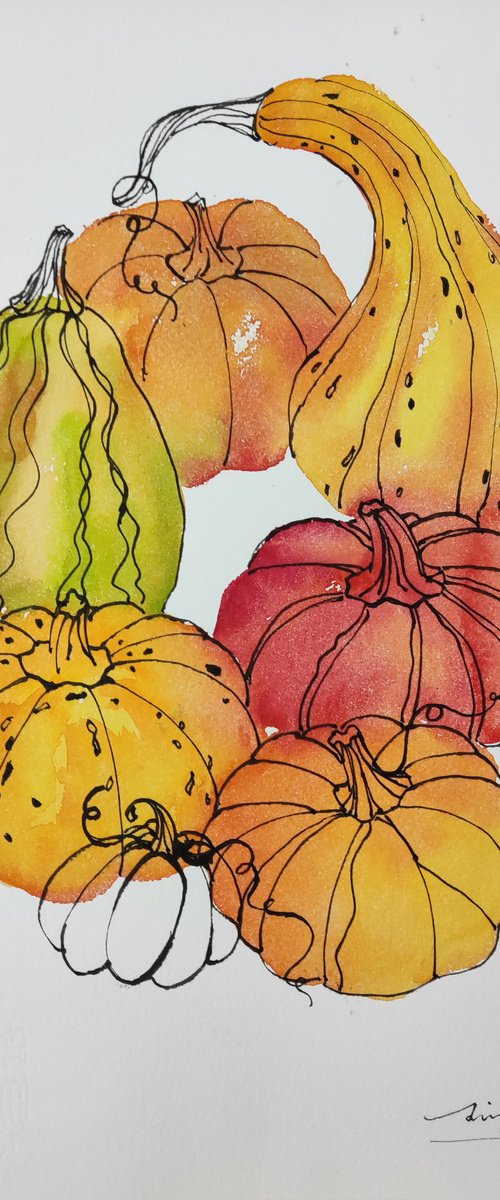 Pumpkins 2 by Jing Chen
