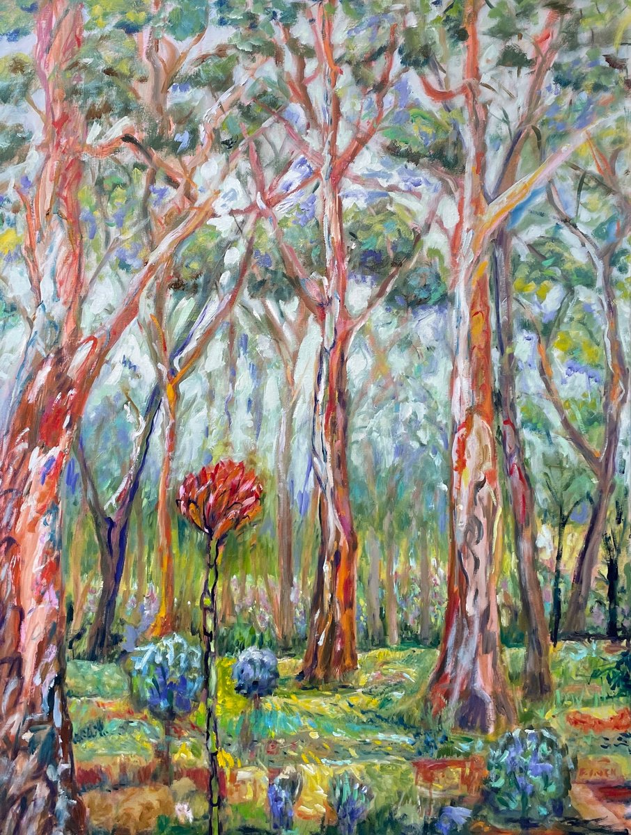 Gymea Lily 1 By Maureen Finck, 30 X 40, Artwork For Sale On Artfinder