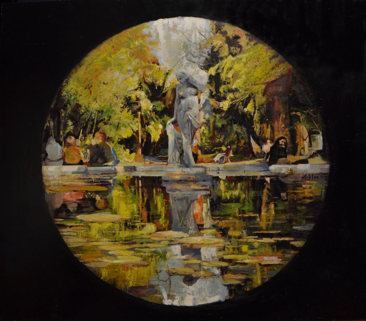 A Spring Window By Marco Ortolan, 31 X 28, Artwork For Sale On Artfinder