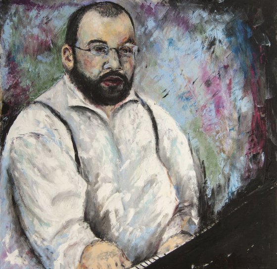 Portrait of the pianist (Pan Toperman).