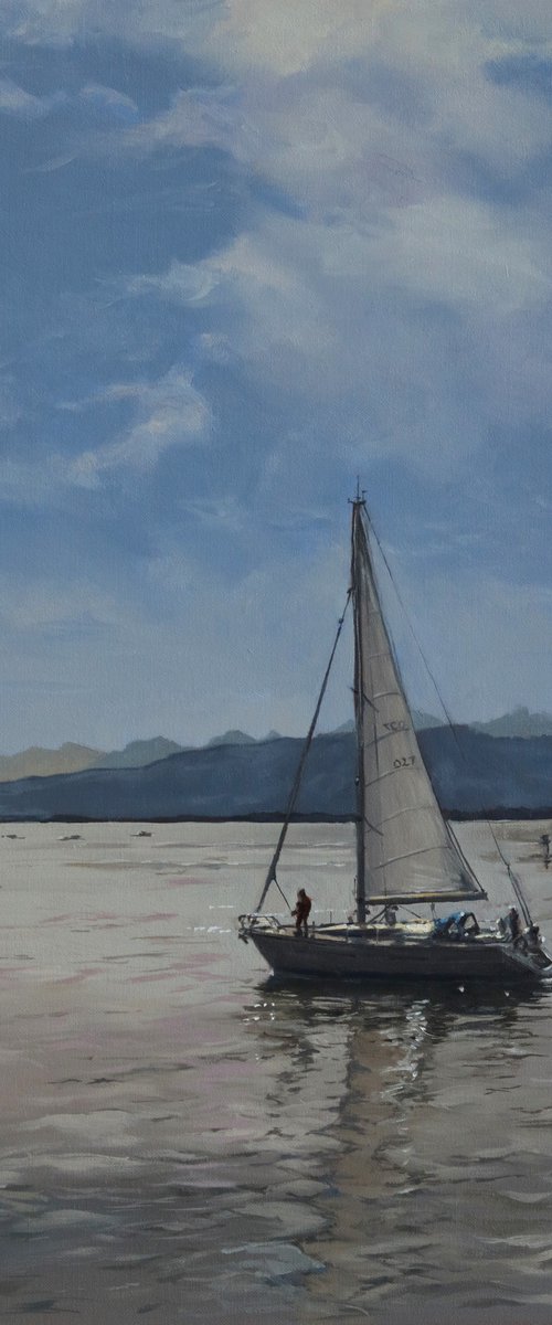Late afternoon on Lake Constance by Tom Clay