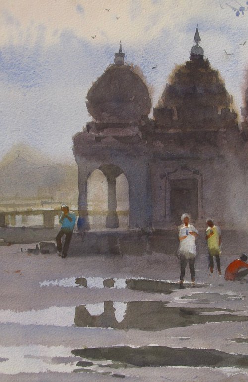 Nashik Ghat by Bhargavkumar Kulkarni