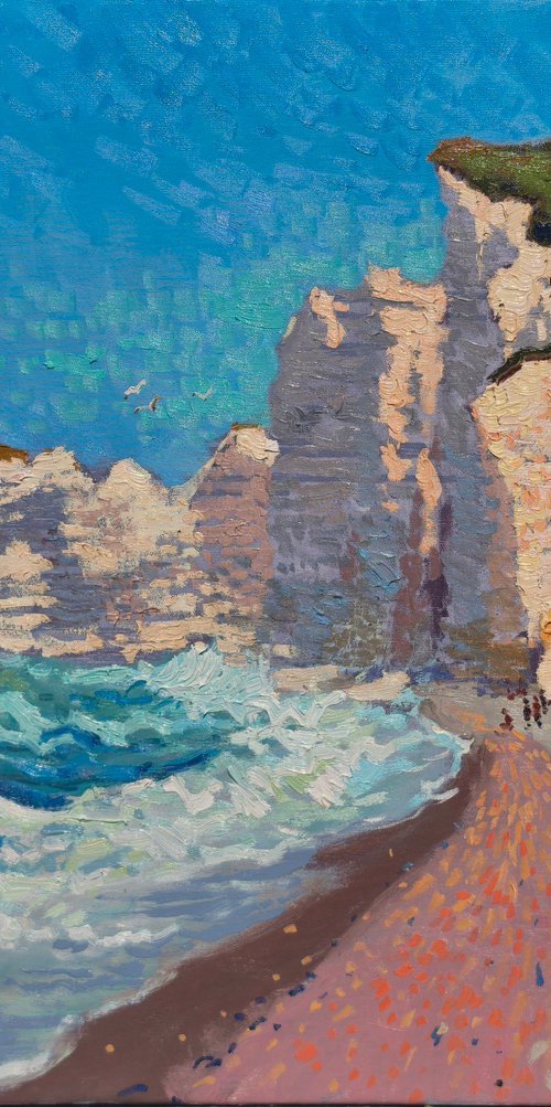 The Cliffs of Etretat by Alexander Shandor