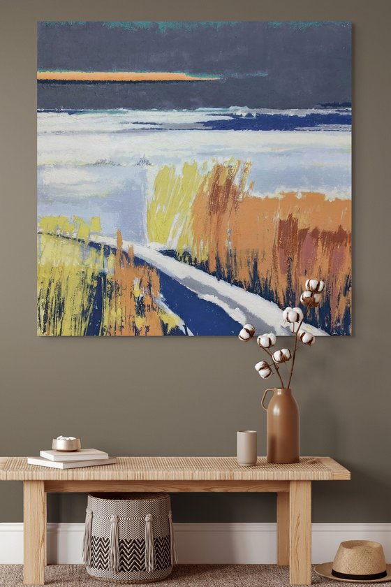 Season of Ocher and White