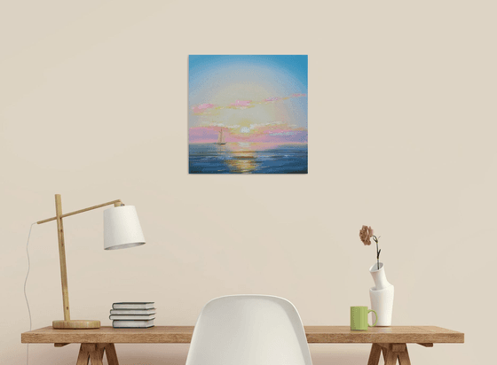 Boat in Sunset 2