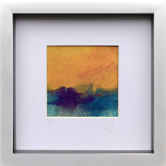 Edit 2.10 - Framed abstract painting