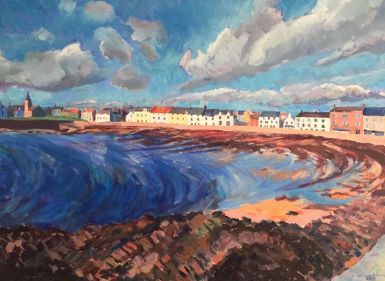 'Looking West At Anstruther'