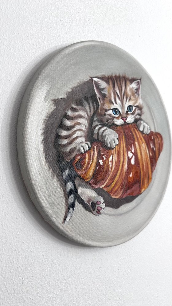 On a Croissant Plate