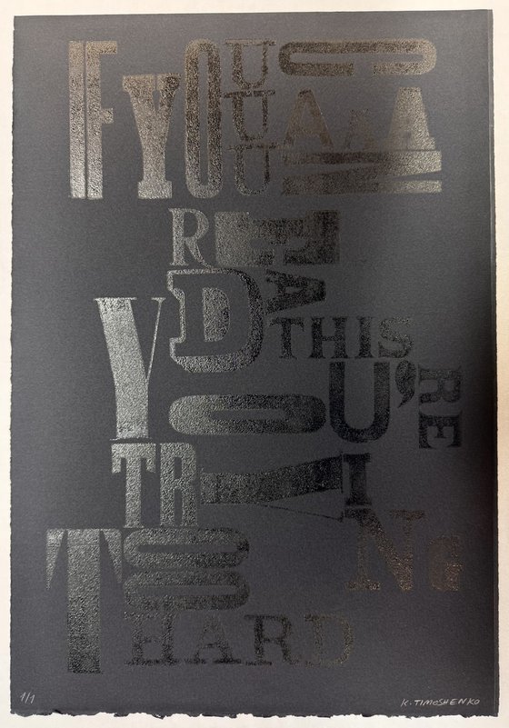 If You Can Read This...
