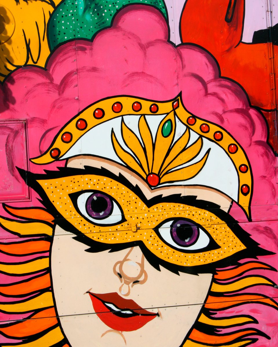 Urban And Pop Photograph , Carnival Mask Indio Ca By William Dey, 18 X 22, Artwork For Sale On Artfinder
