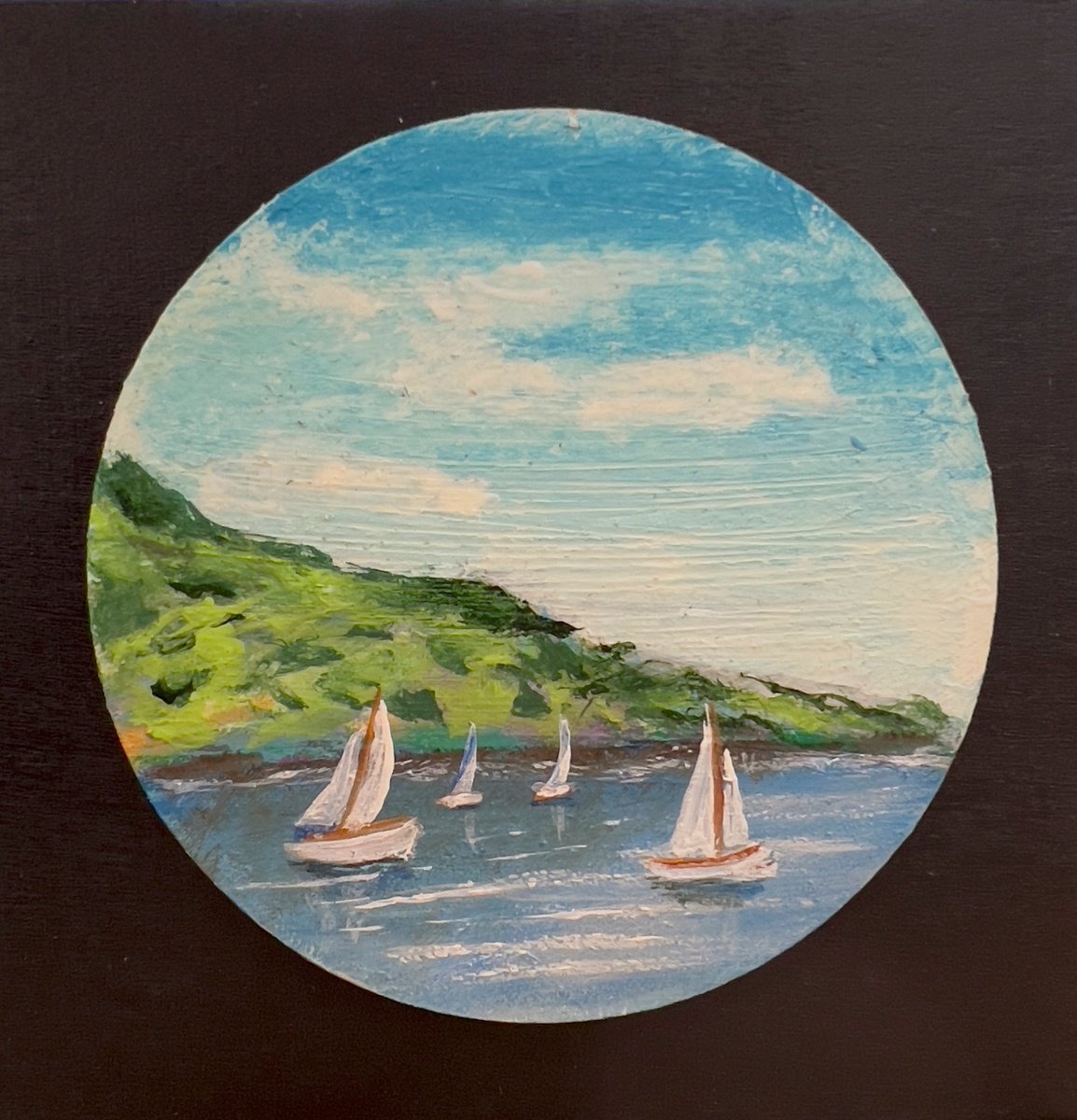 Sailing - Derwent Water by KM Arts