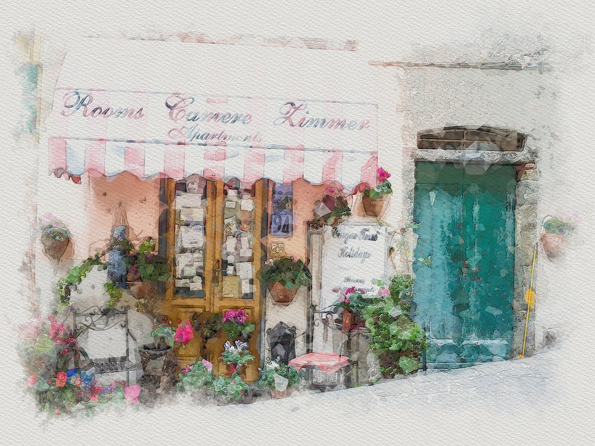 Abstract Botanical Print By Javier Diaz, 80 X 60, Puertas, Original Artwork