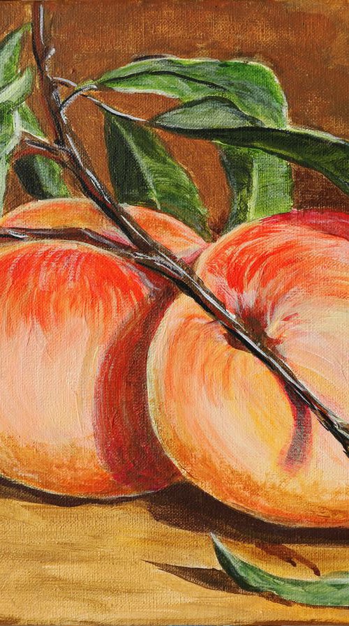 Peaches, 24*18 by Dmytro Yeromenko