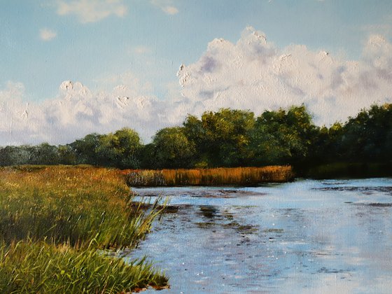 Riverside with Boats