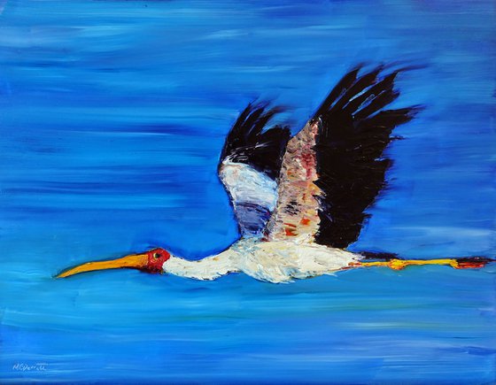 Flying Stork