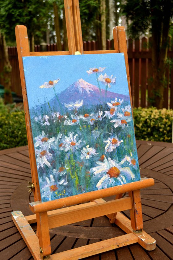 Japanese meadow daisies 30X24