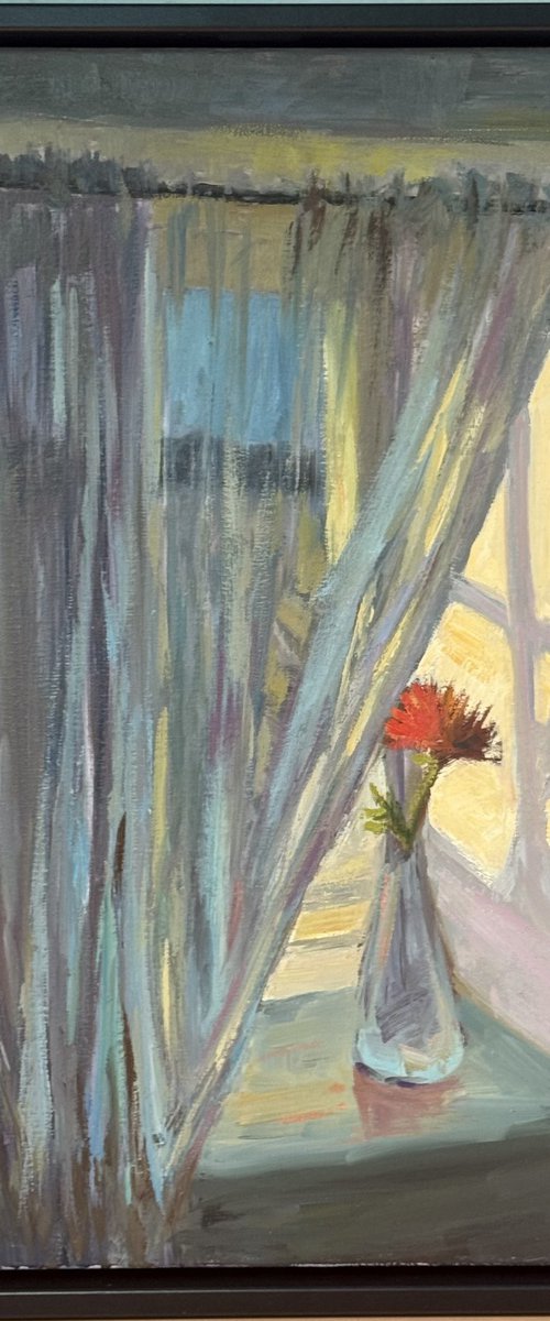 Rose by the window by Nithya Swaminathan