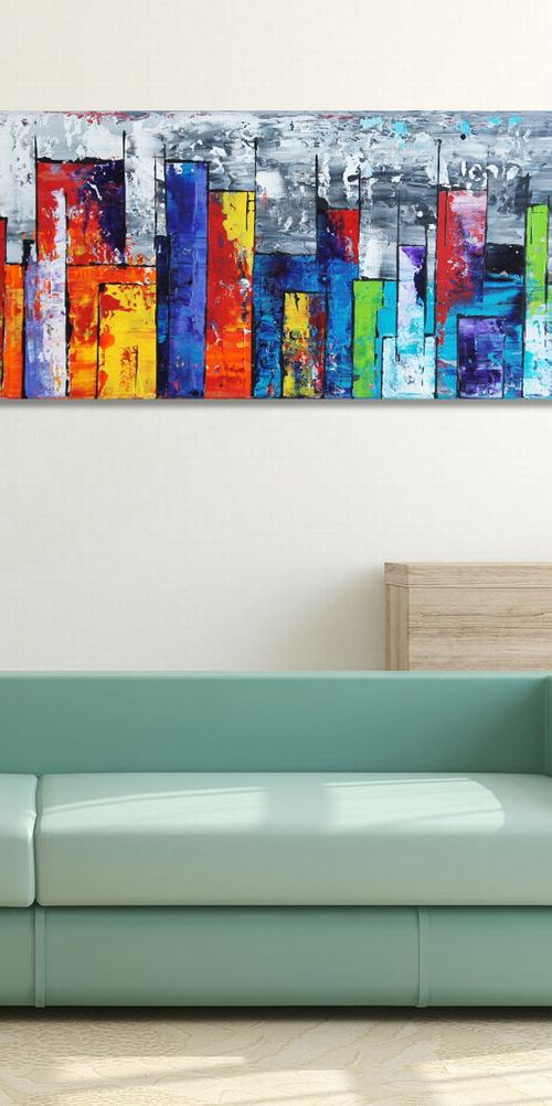 Rainbow City by Ansgar Dressler