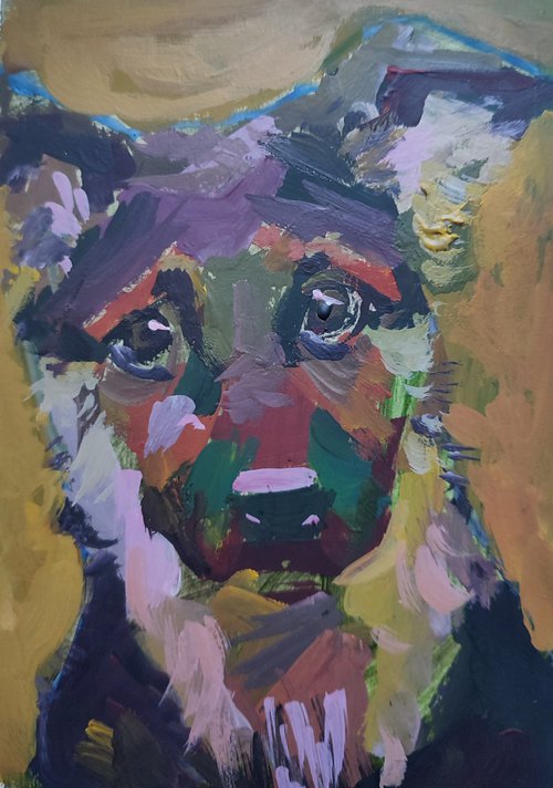 shepherd dog by Oleksa Chornyi