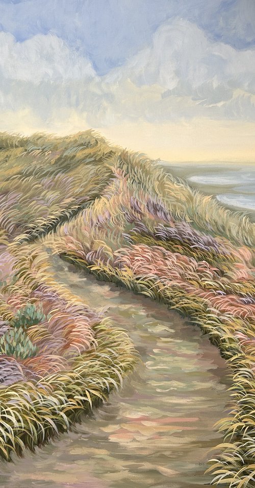 A Walk by the Sea by Gabriele Prismantaite