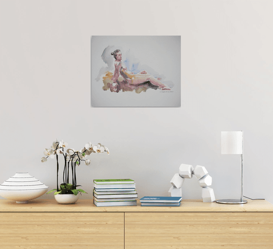 reclining female nude