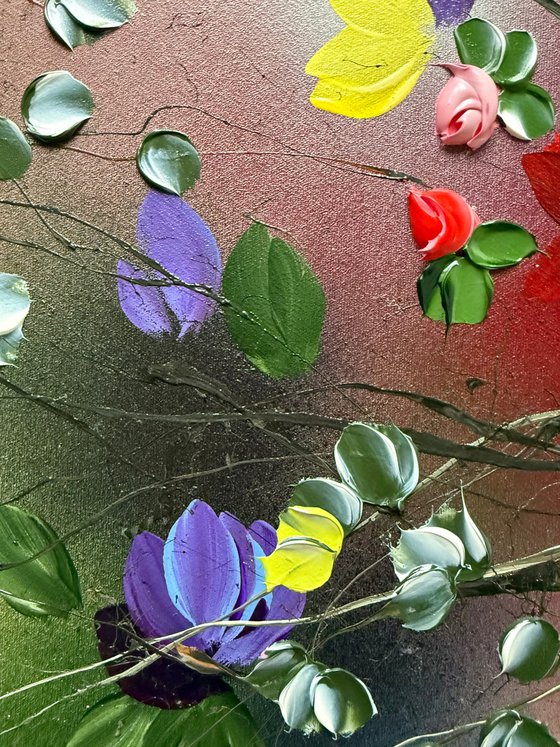 Between Light and Bloom - Diptych